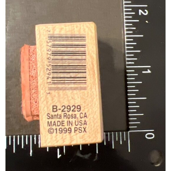 Wood Mounted Rubber Stamp PSX B-2929 Chicky Easter - Picture 4 of 4